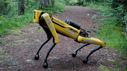 le robot quadrupède Spot de Boston Dynamics