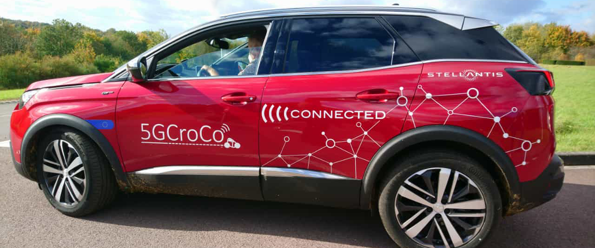 A 5GCroco - Stellantis test car