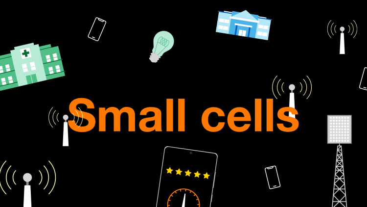 Illustration du mot de l'innovation Small cells