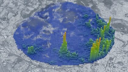 Population Density - Grand Paris - Orange Flux Vision transforms this raw data in value added statistics - Orange Business