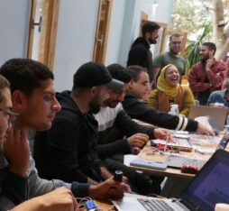 Great working environment for participants at a hackathon in Cairo, Egypt